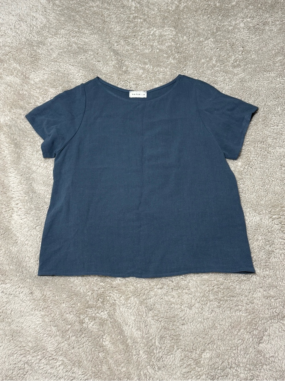 NAVY Short-Sleeve Crew Tee by Hayes